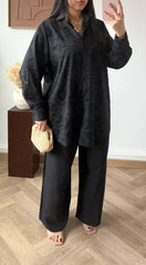 Ensemble chemise et pantalon à motifs