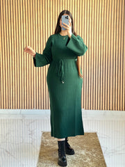 Robe manche large Avec ceinture&nbsp;