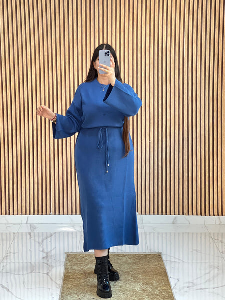 Robe manche large Avec ceinture&nbsp;