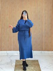 Robe manche large Avec ceinture&nbsp;