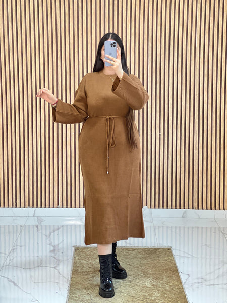 Robe manche large Avec ceinture&nbsp;