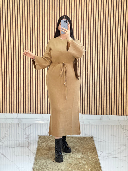 Robe manche large Avec ceinture&nbsp;