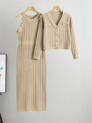Ensemble robe et cardigan