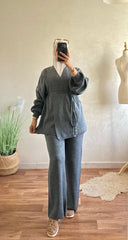Ensemble Pantalon cumono avec cienture
