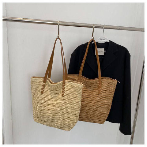 Sac à main en raphia