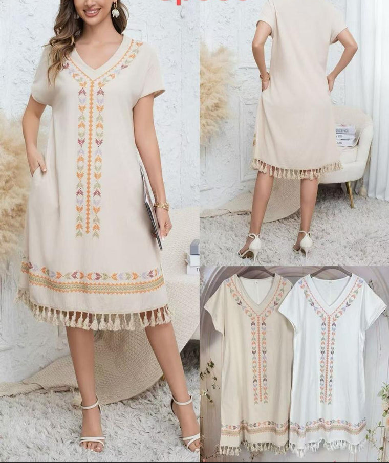 Mini robe bohème