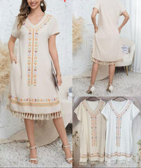 Mini robe bohème