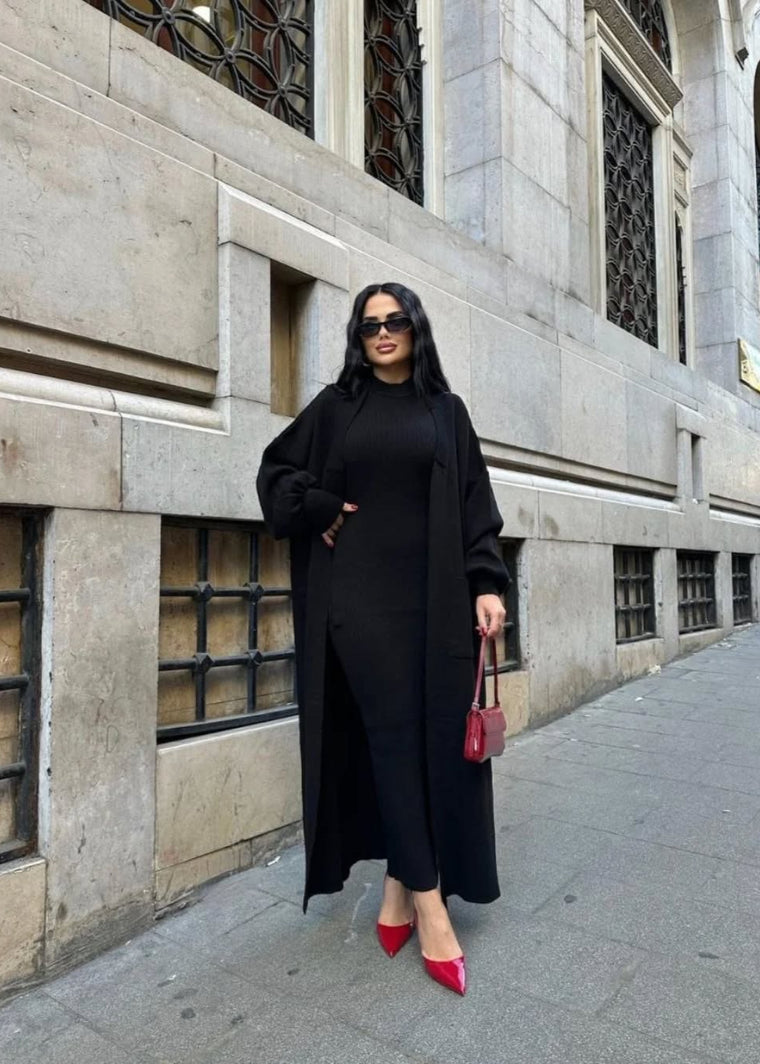 Ensemble Robe et cardigan